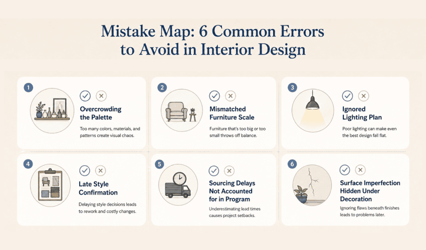 The Most Common Execution Mistakes We See on Luxury Interior Design Style Projects