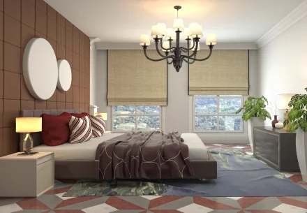 modern bedroom interior design firm Dubai