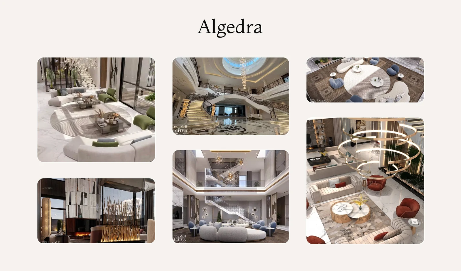 Algedra luxury villa interiors from a leading interior design firm in Dubai