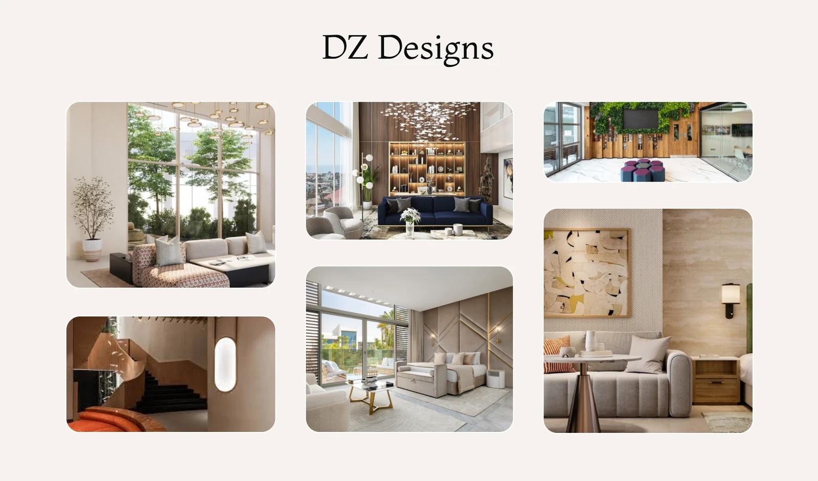 DZ Designs hotel and residential work by interior design companies in Dubai