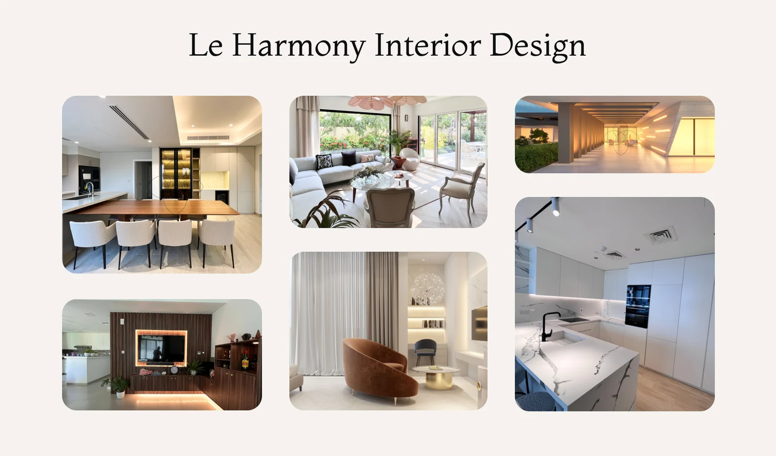 Le Harmony villa renovation work by an interior design firm in Dubai