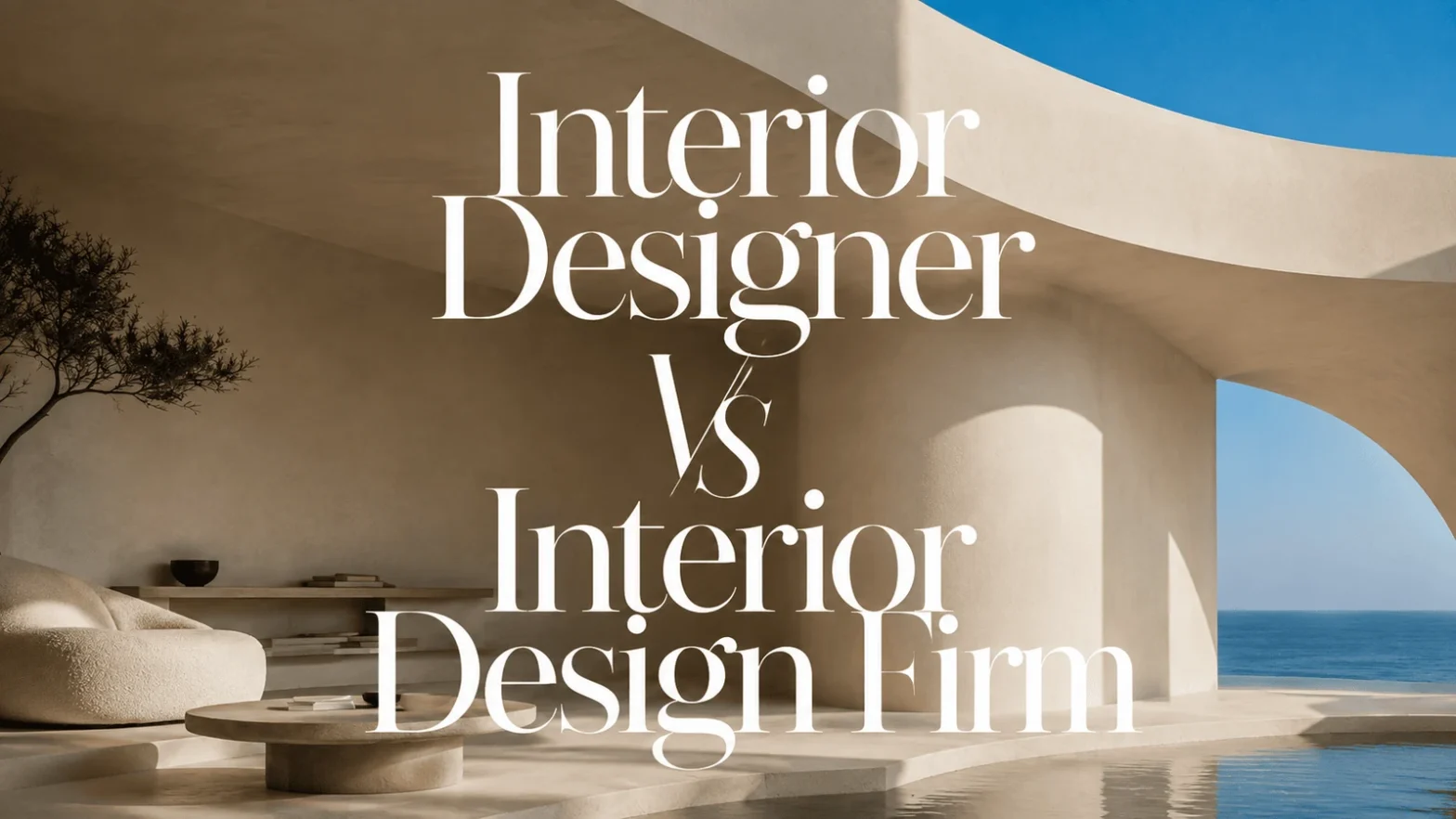 interior designer vs interior design firm comparison guide for Dubai projects
